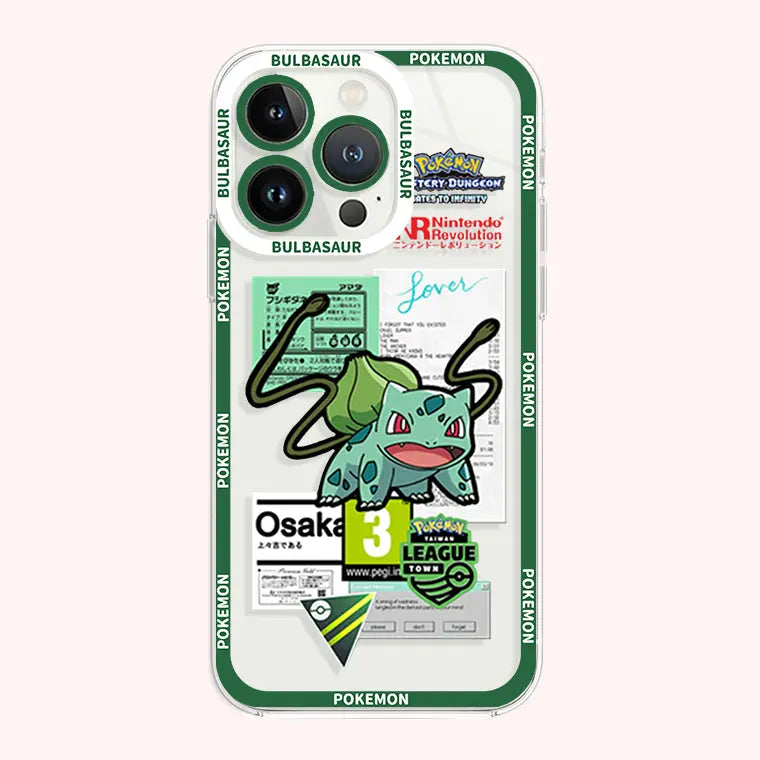 Anime Pokemon Soft Silicone Case phone case iphone Samsung cases OnePlus cases Huawei cases