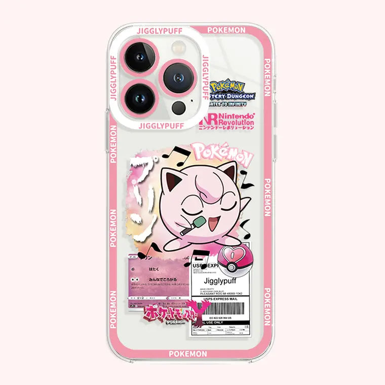 Anime Pokemon Soft Silicone Case phone case iphone Samsung cases OnePlus cases Huawei cases